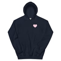 Image 5 of HOT GIRLS HAVE HEART HOODIE - BLUSH