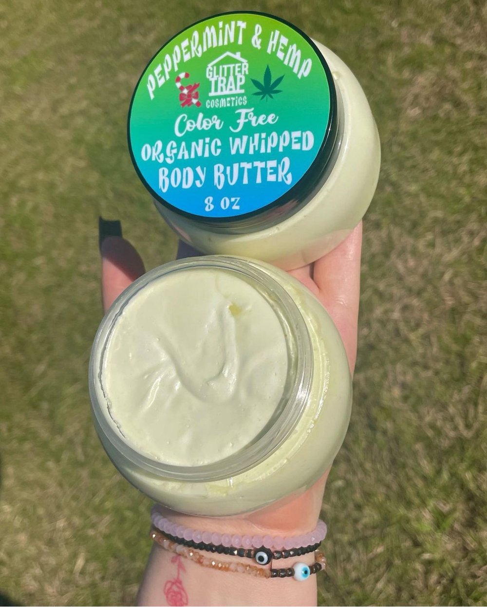 Image of Peppermint & Hemp🌿 Color Free💧 Organic Whipped Body Butter🧈