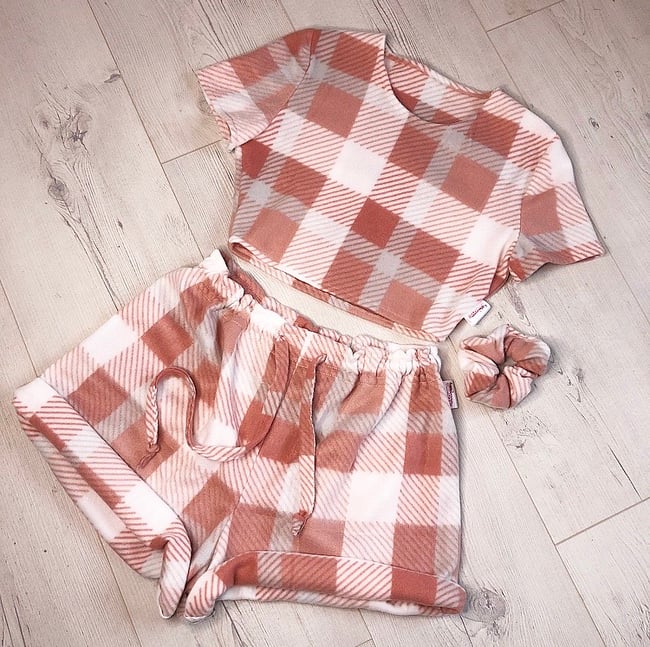 multiple prints* cosy loungewear shorts