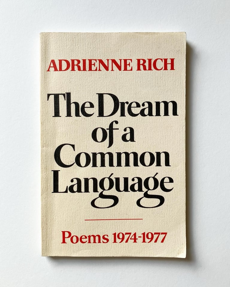The Dream of a Common Language: Poems 1974–1977