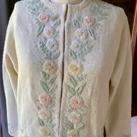 Image 6 of Miles Sweaters Beaded Cardigan Large