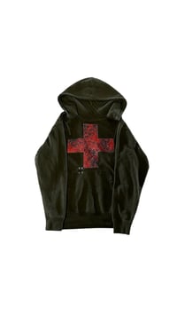 Image 1 of “Decayed Red Cross” Hoodie