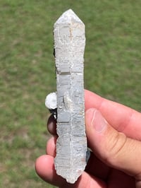 Image 4 of Coated Quartz Point & Calcite Specimen #2545