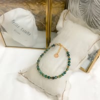 Image 2 of BRACELET PAULA agates vertes