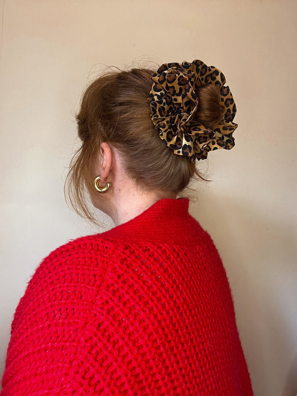 Leopard Scrunchie 