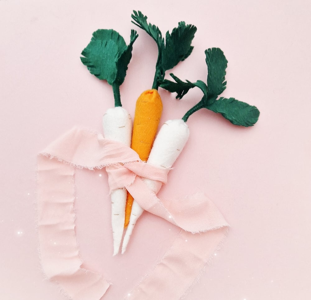 Image of Spring Carrot Bundle of three. 