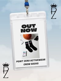 Image 2 of Black Miami Crew Socks