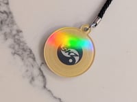 Image 3 of Holographic Stray Kids KARMA Coin Keychain