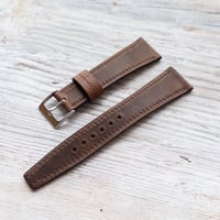Image 2 of Corfam Style Horween Derby - Nut brown