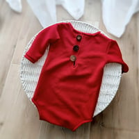 Image 1 of Sitter boys romper- red| photo props | 9-12 months