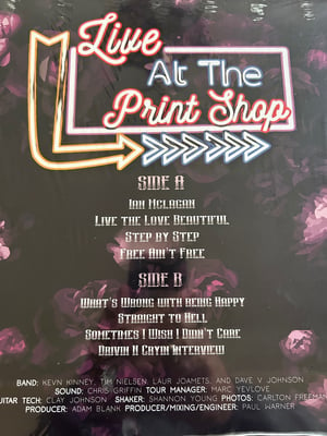 Image of “Live at The Print Shop” Drivin N Cryin vinyl 