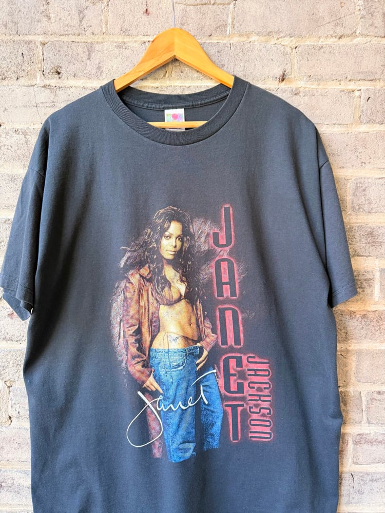 Image of Vintage Janet Jackson Tour 2002 Concert Rap Tee, SIZE: XL