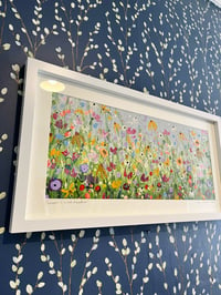 Image 4 of Summer’s Wild Meadow. Framed Original Painting 