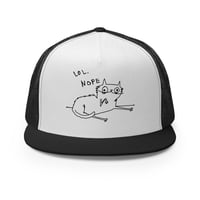 Image 1 of LOL. NOPE Trucker Cap