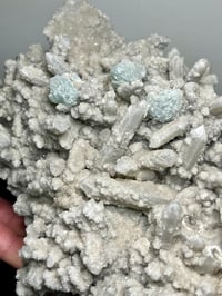 Image 10 of Mongolian Quartz Points Cluster & Fluorite Specimen | Mongolia #2787