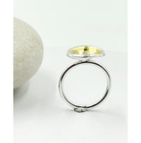 Image 1 of Aurora Ring Sterling Silver 24ct Gold