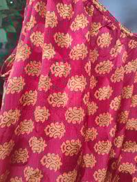 Image 6 of PEFKOS MAXI DRESS -Red and Orange  Size 10-18 uk