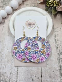 Image 1 of Poppy Hoop Earrings