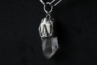 Image 9 of Dead Good quartz and fox tooth Soldered chunky Amulet