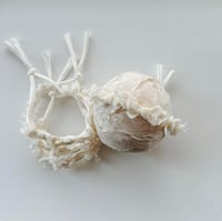 Image 2 of cream velvet bow halo
