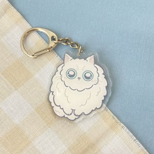 CHUBBY CAT KEYCHAIN