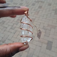 Image 2 of Clear Quartz Point Necklace