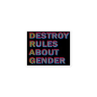 Image 3 of Destroy Rules About Gender Sticker