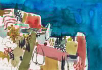 Image 1 of Corfu unframed original watercolour 