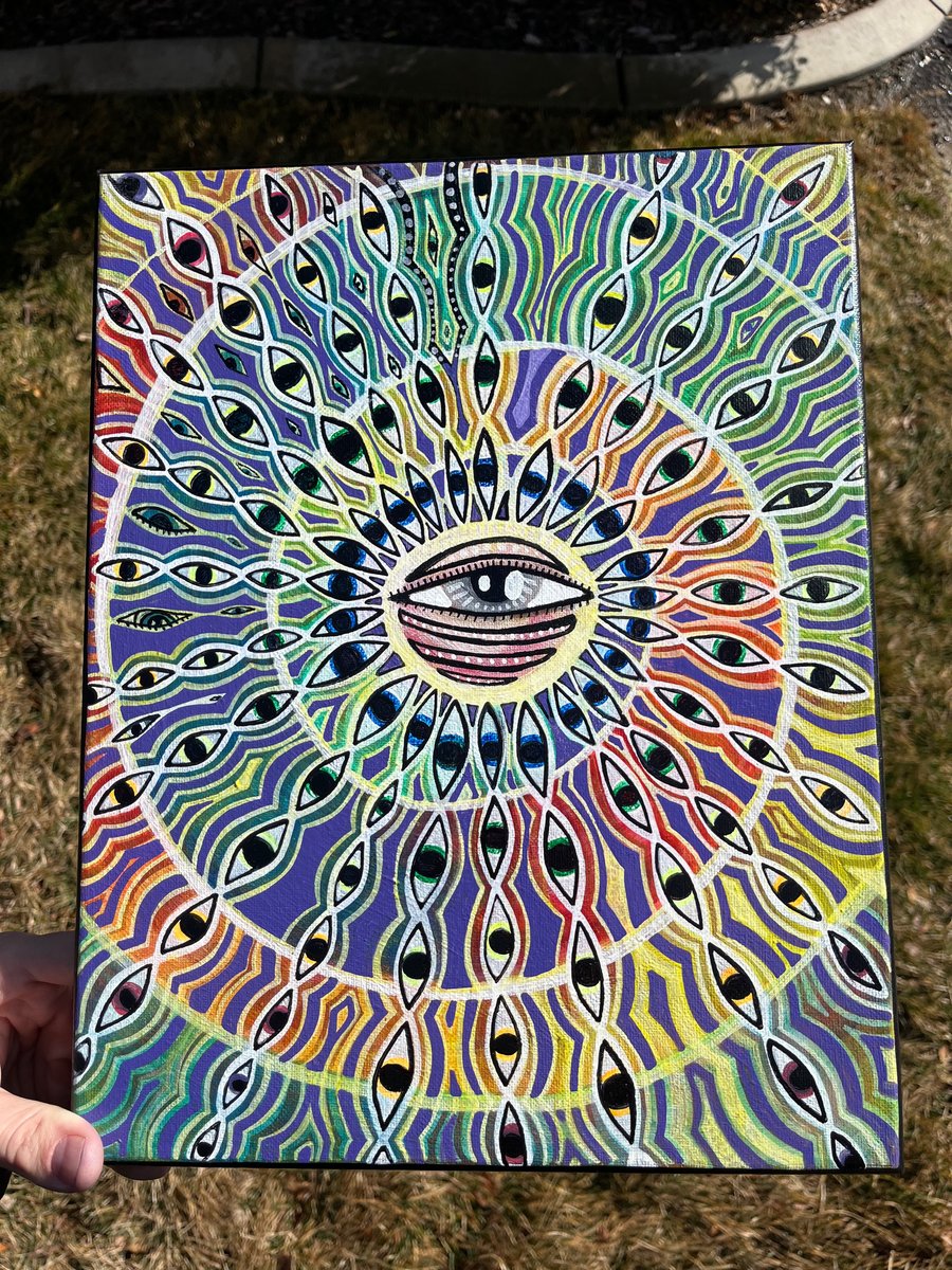 Image of Eye & Eye Original Canvas 