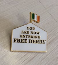 Free Derry Wall Badge 