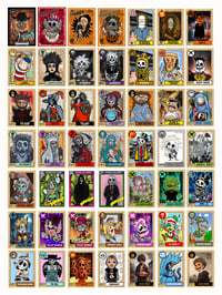 Image 1 of Complete 49 Collector Card Set In Plastic Case limited to 100 