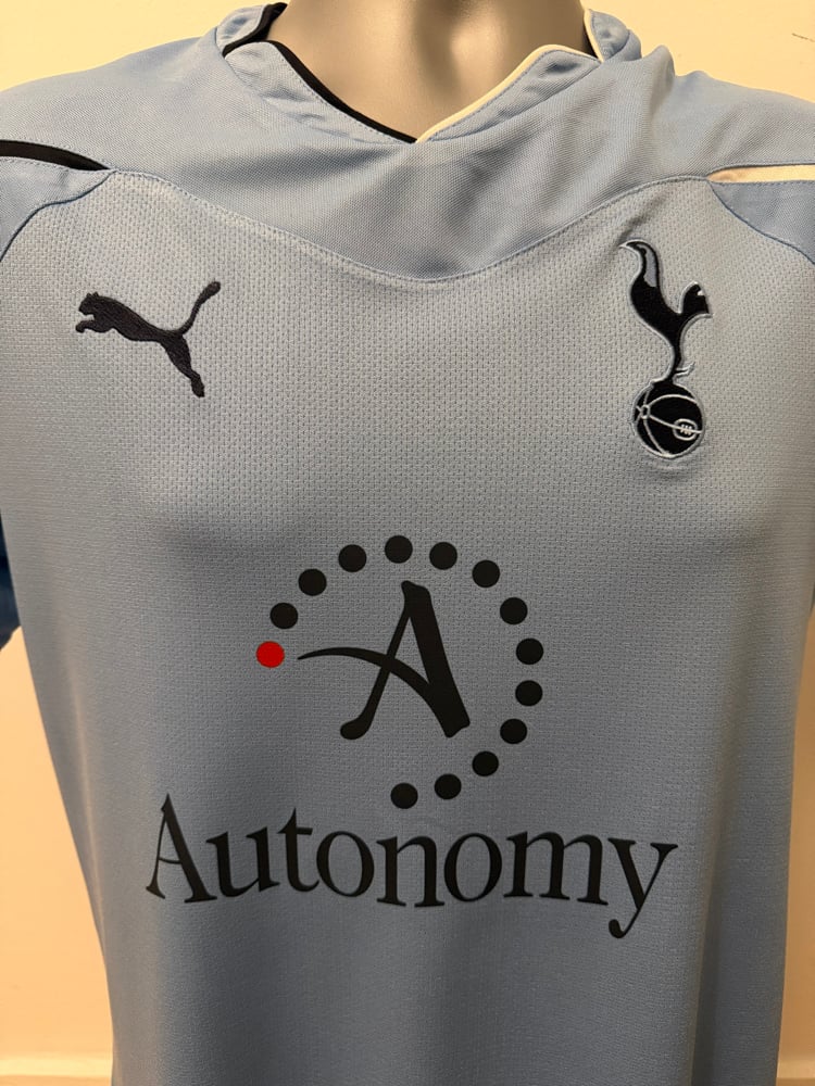 Image of Tottenham Hotspur “BALE 3” 2010/11 Away Shirt + PL patches  (S)