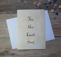 Tie The Knot Wedding Card - Printed