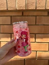 Image 2 of Strawberry Girl Snowglobe Tumbler