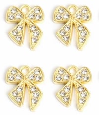 Image 2 of Enamel Rhinestone Bow