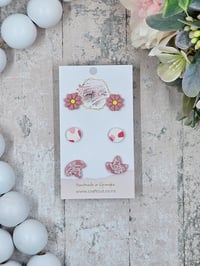 Terrazzo and Lace Stud Pack