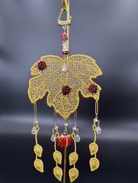 Image 1 of Metallic LadyBug Dreamcatcher