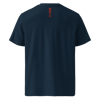 Monviso T-shirt in Cotone Organico Unisex blu navy / rosso PULSE