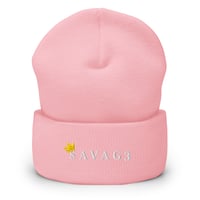 Image 2 of Savag3 Cuffed Beanie