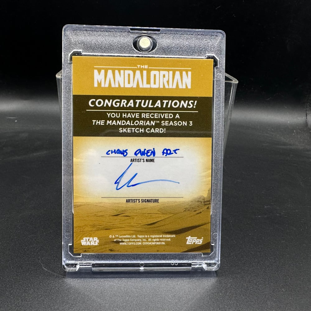 topps Star Wars imperial stormtrooper sketch card 