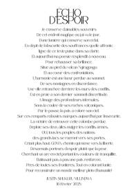 Image 3 of ‘Echo of Hope’ 🇨🇩Poem & Print