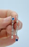 Image of Asymmetrische Opal Ohrstecker