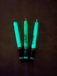 Image 3 of Glow In The Dark Lightsaber Glitter Gel Pen 