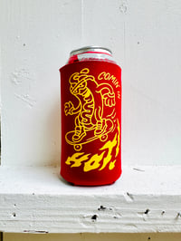 Image 1 of Comin' in Hot-Dog Koozie
