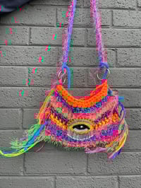 Crochet rainbow bag 1