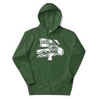 Image 1 of White Paisley Logo Hoodie 2
