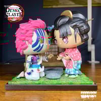 Image 2 of Custom Hakuji (Akaza) and Koyuki moment 