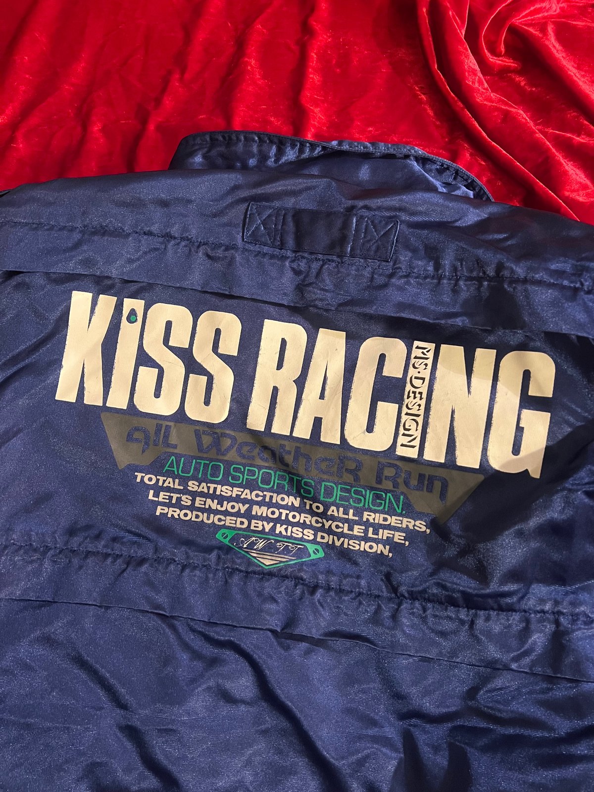 Kiss Racing motorcycle jacket | Annoying Team Racing!
