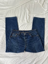 Image 3 of Vintage Levi's 501 blue jeans // 46