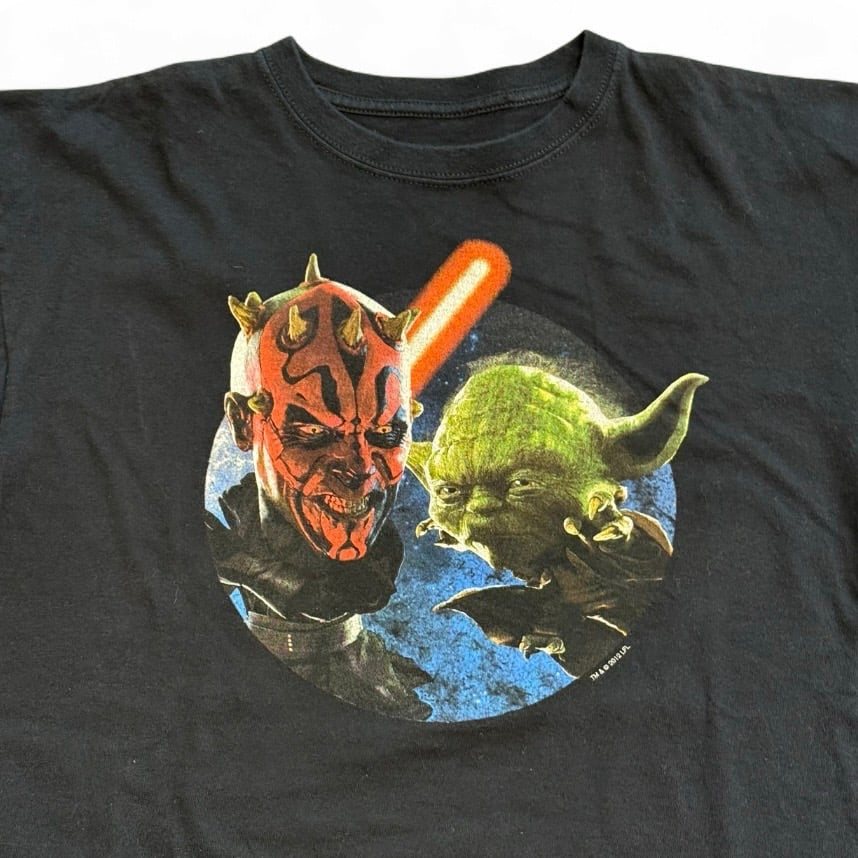 Image of 2000s Star Wars Episode 1 3D Brisk Promo Graphic Tee (L)